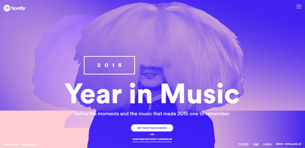 Year in Music by Spotify 