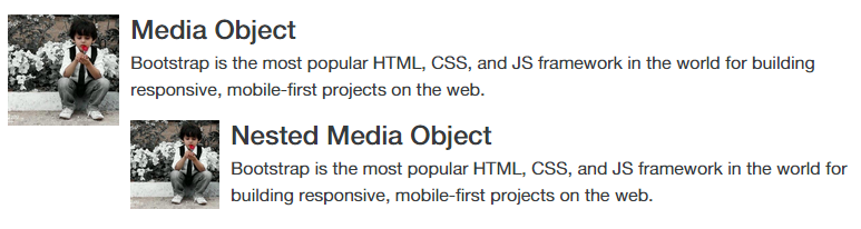 Nested Media Objects