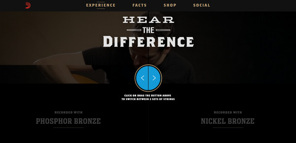 D'Addario Nickel Bronze Strings. Hear the difference