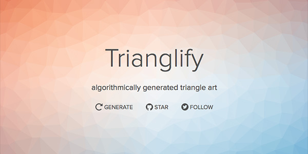 Trianglify