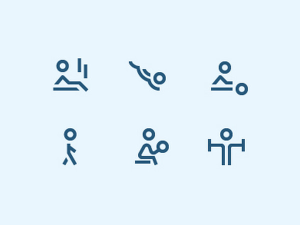 Activity line icons