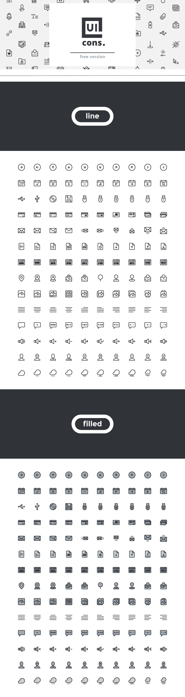 Free Web Line Icons - UIcons