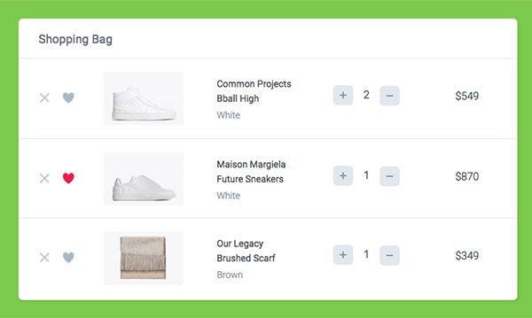How to Create a Shopping Cart UI Using CSS & JavaScript