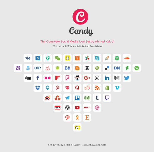 The Complete Social Media Icons Set
