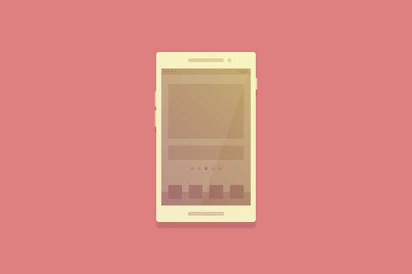 Flat Smartphone Illustration