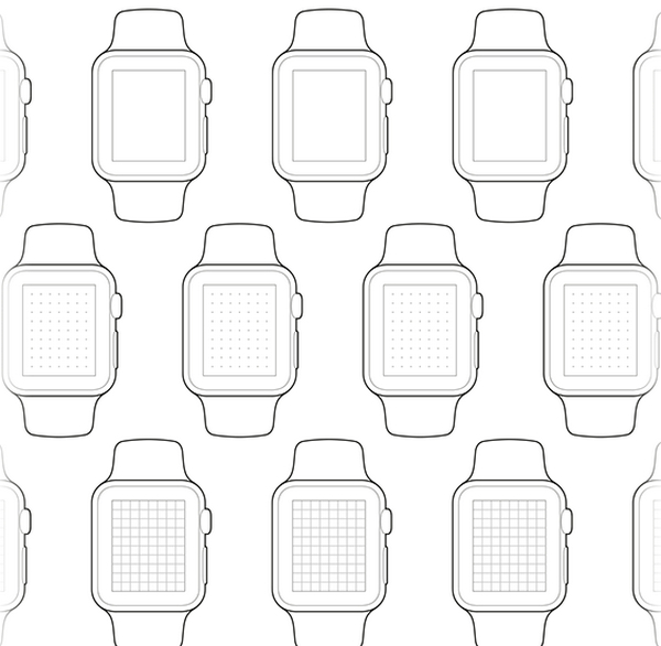Apple Watch Paper Wireframes