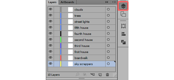 Setting layers